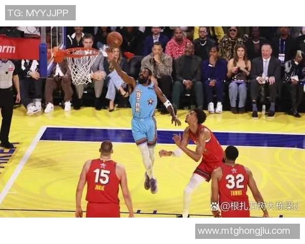 美国NBA篮球明星在全明星赛上取得精彩表现，帮助东西部全明星队获得胜利